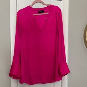Lane Bryant Fuchsia Blouse